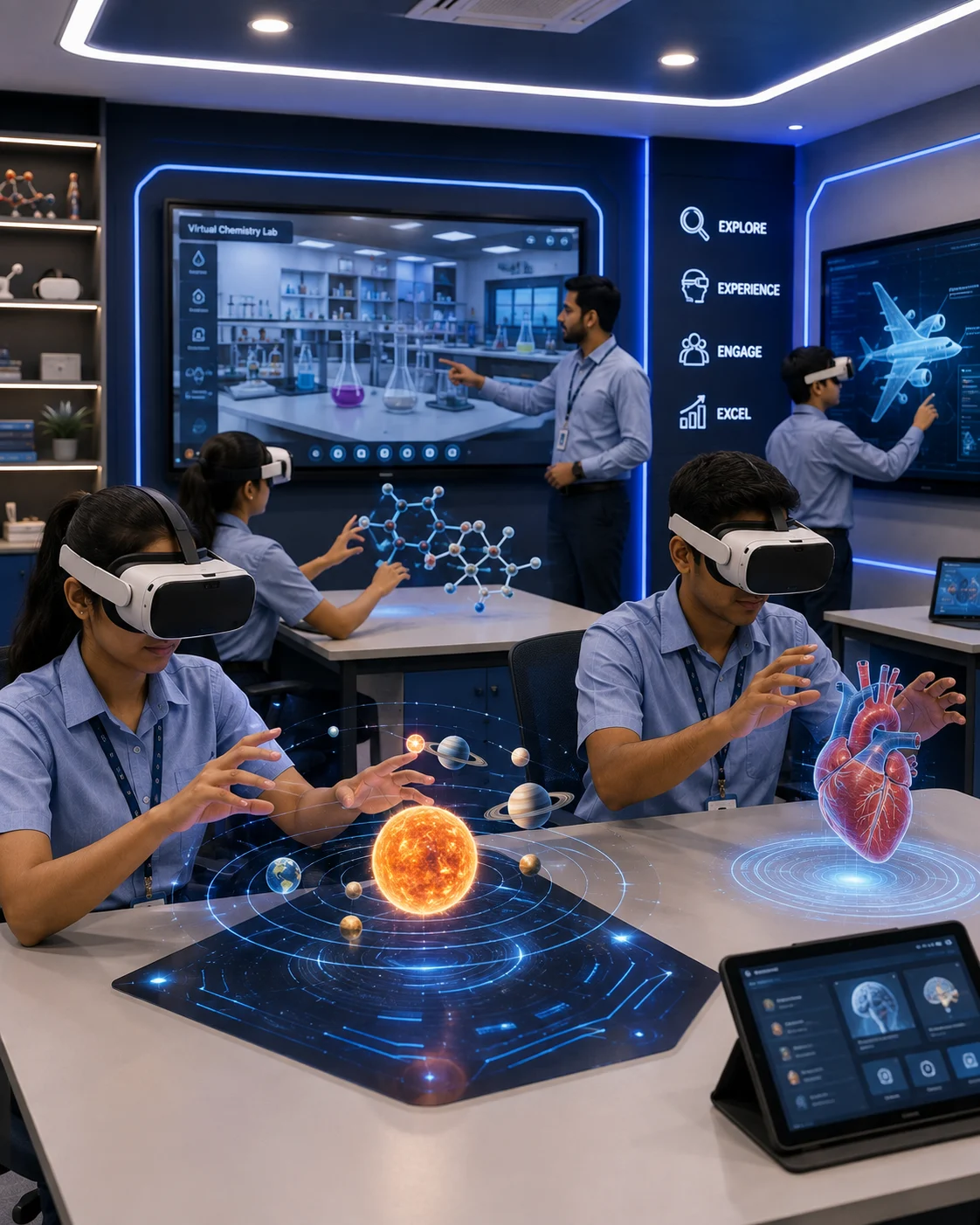 Immersive AR VR Learning